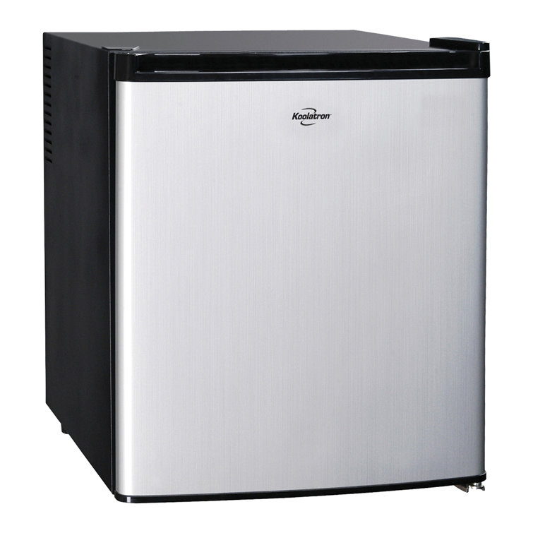 Koolatron 1.6 Cubic Feet cu. ft. Mini Fridge Stainless Steel, 44L